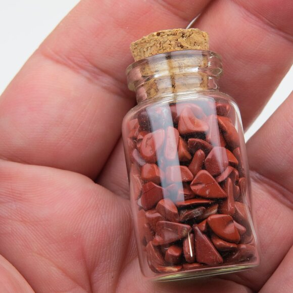 Agate Gemstones Glass Bottles, Chakra Healing - Picture 1 of 4